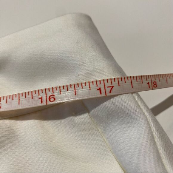 - Vintage Talbots White Straight Wide Leg Stetch Chino Pants Women's Size 14 - Picture 8 of 16